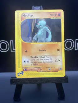 MACHOP 117/165 Expedition Pokemon TCG Common Regular 2002 VLP - Image 2