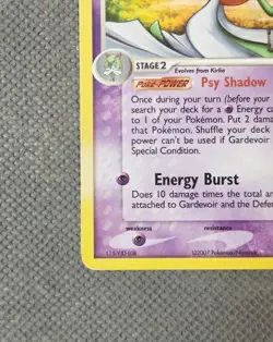 Gardevoir 9/108 Stamped Reverse Holo Rare - EX Power Keepers TCG Pokemon 2007 - Image 5