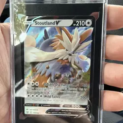 The Pokemon Company ISA 9 Stoutland V 117/163 Battle Styles Ultra Rare Holo Eng - Image 2