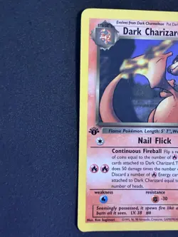 1999 Pokemon Team Rocket 1st Edition Dark Charizard 21/82 Non Holo - Image 3
