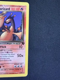1999 Pokemon Team Rocket 1st Edition Dark Charizard 21/82 Non Holo - Image 4