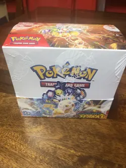 Pokemon TCG Surging Sparks Booster Box W/ Acrylic Case SEALED - Image 3