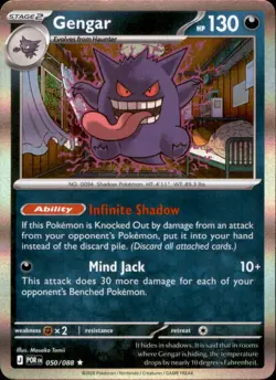 Gengar 050/088 Rare Perfect Order Pokemon Holo Near Mint - Image 1