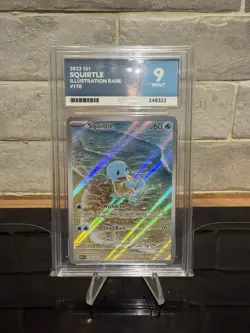 Pokemon 151 Squirtle 170/165 Holo Illustration Rare ACE 9 Mint - Image 1