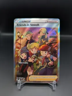 Pokemon TCG Friends in Sinnoh 149/159 Full Art Holo Rare Crown Zenith NM - Image 1