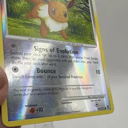 Eevee 59/111 Rising Rivals Reverse Holo Common 50 HP Basic English 2009 - Image 3