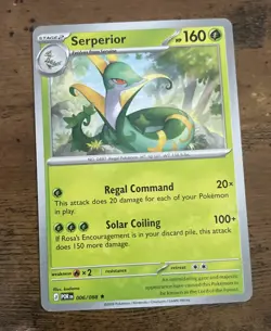 Pokemon TCG Perfect Order Serperior 006/088 Rare Non-Holo Build & Battle NM - Image 1