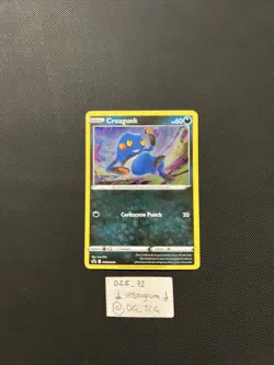 Pokemon Lost Origin Promo - Croagunk - SWSH245 - Black Star Promo - NM/M - Image 2