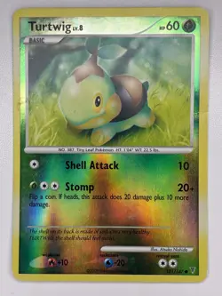 Pokemon TCG Turtwig 131/147 Supreme Victors Reverse Holo - Image 1