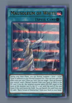 Mausoleum of White LCKC-EN036 Ultra Rare Legendary Collection Kaiba Yu-Gi-Oh LP - Image 1