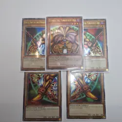 Yugioh Exodia Complete QCR Secret Rare SET 25th Anniversary Collection/ NM/MINT - Image 1