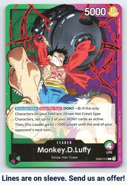 Extra Booster: Anime 25th Collection #EB02-010 Monkey.D.Luffy (010) - Image 1