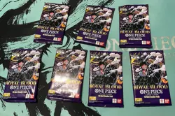 One Piece Booster Pack OP-10 Royal Blood English SEALED Lot Of 7 NEW OPTCG - Image 1