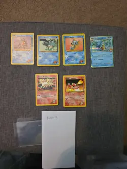 Pokemon Cards Lot Gym Heroes Misty, Blaine Vintage 6 Card Lot - Image 1