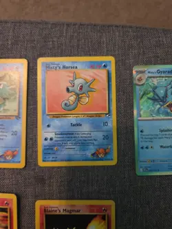 Pokemon Cards Lot Gym Heroes Misty, Blaine Vintage 6 Card Lot - Image 4