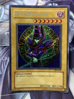 Yu-Gi-Oh Dark Magician BPT-007 Secret Rare Card 2003 Collector's Tin - Image 1