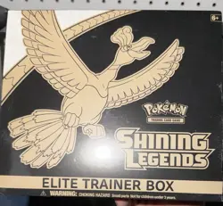Pokemon TCG Shining Legends Elite Trainer Box English Ho-Oh Card Stock Age 6+ - Image 1