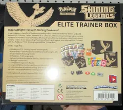 Pokemon TCG Shining Legends Elite Trainer Box English Ho-Oh Card Stock Age 6+ - Image 2