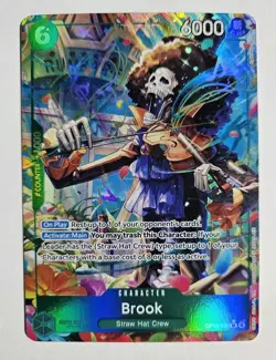 BROOK (Alt Art) OP15-032 SR Adventure on KAMI's Island - ONE PIECE Card English - Image 1