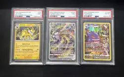 LOT OF PSA POKEMON GRADED CARDS Gengar Mewtwo Jolteon - Image 1