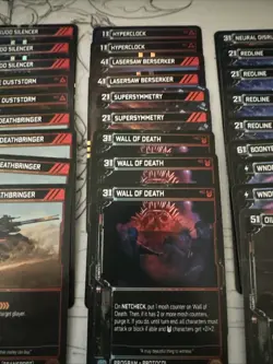 49 Card Neuroscape Kickstarter TCG Foil Rare Alt Art Starter Collection Lot - Image 4
