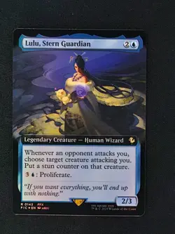 MTG: Final Fantasy - Lulu, Stern Guardian Foil Extended Art - Image 1