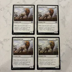 Magic the Gathering MTG King Of The Pride Play Set Of 4 - Image 1