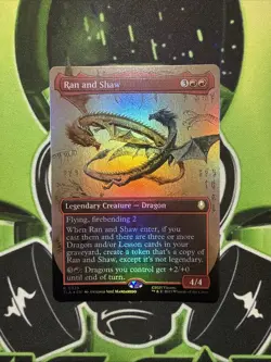 Ran and Shaw - FOIL Borderless Rare - MTG Avatar TLA - 0325 NM - Image 1