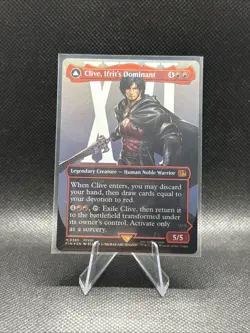 Clive, Ifrit's Dominant (0385) (Borderless) Final Fantasy Foil - Image 1
