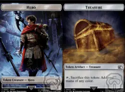 Hero (0007) / Treasure (0023) Token 7 / 23 FINAL FANTASY Magic The Gathering NM - Image 2