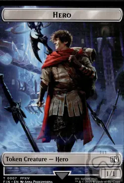 Hero (0007) / Treasure (0023) Token 7 / 23 FINAL FANTASY Magic The Gathering NM - Image 3