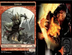 Goblin Token 4 Token Guilds of Ravnica Magic: The Gathering NM/M - Image 2