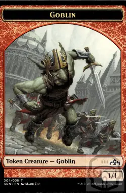 Goblin Token 4 Token Guilds of Ravnica Magic: The Gathering NM/M - Image 3