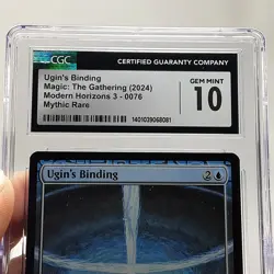 MTG - Modern Horizons 3 - Ugin's Binding - Graded CGC 10 - Image 3
