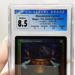 MTG - Invasion - Bloodstone Cameo - Graded - CGC 8.5 - Image 3