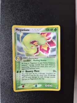 POKEMON MEGANIUM HOLO EX UNSEEN FORCES 9/115 ENG NEAR MINT NO GOLDSTAR CHARIZARD - Image 1