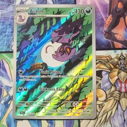 Pokemon Arbok 176/162 SV05 Temporal Forces Holo Illustration Rare 2024 130 HP - Image 1