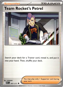 Team Rocket's Petrel 207/217 ME: Ascended Heroes Pokemon Card TCG - Image 1
