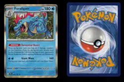 FERALIGATR RARE 41/162 NM POKEMON - Image 3