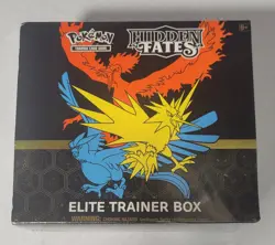 2019 Pokemon Hidden Fates Sun and Moon Elite Trainer Box ETB - Image 1
