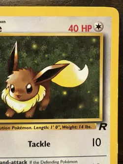 Eevee 55/82 Team Rocket Regular Pokemon LP - Image 5