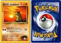Pokemon Card - Brock's Sandshrew 72/132 Gym Heroes Common Unlimited MP - Image 3