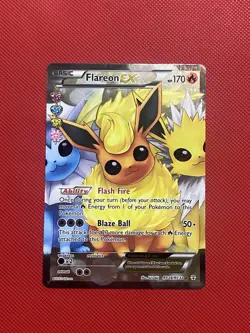 Flareon EX (Full Art) RC28-32 Generations: Radiant Collection Pokemon Card TCG - Image 1