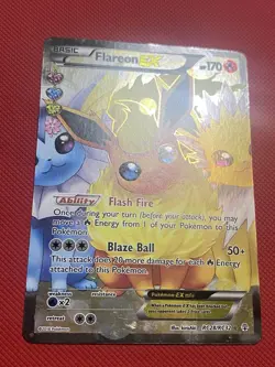 Flareon EX (Full Art) RC28-32 Generations: Radiant Collection Pokemon Card TCG - Image 3