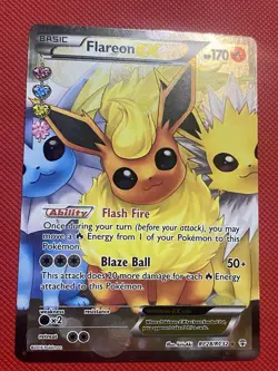 Flareon EX (Full Art) RC28-32 Generations: Radiant Collection Pokemon Card TCG - Image 4
