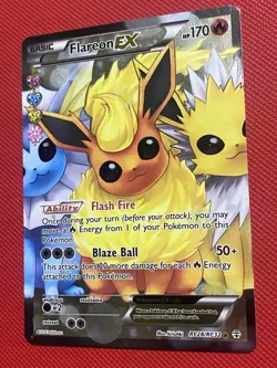 Flareon EX (Full Art) RC28-32 Generations: Radiant Collection Pokemon Card TCG - Image 5