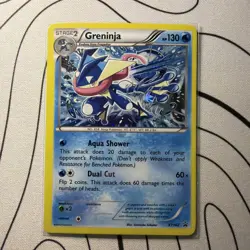 2016 Pokemon XY Black Star Promo Greninja XY162 - LP #17 - Image 1