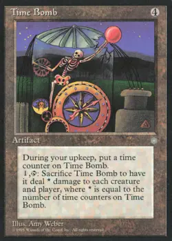 MTG Time Bomb - Ice Age - Rare - Magic the Gathering - Image 1