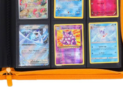 Pokemon 9-Pocket Binder Orange BCW Z-Folio Laser Engraved Expedition Base Set! - Image 5