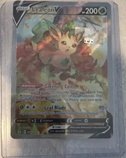 Pokemon Leafeon V 167/203 Evolving Skies Alt Full Art Holo Ultra Rare EN - Image 1